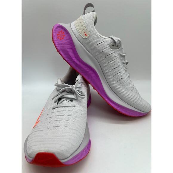 Nike React Infinity Run 4 Vast Grey Hyper Violet DR2665-011 Men Size 11.5 New